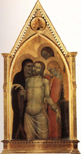 GIOVANNI DA MILANO Pieta of Christ and His Mourners